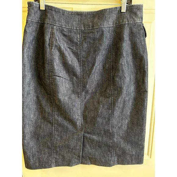 Halograph Sailor style dark denim skirt - Picture 2 of 5